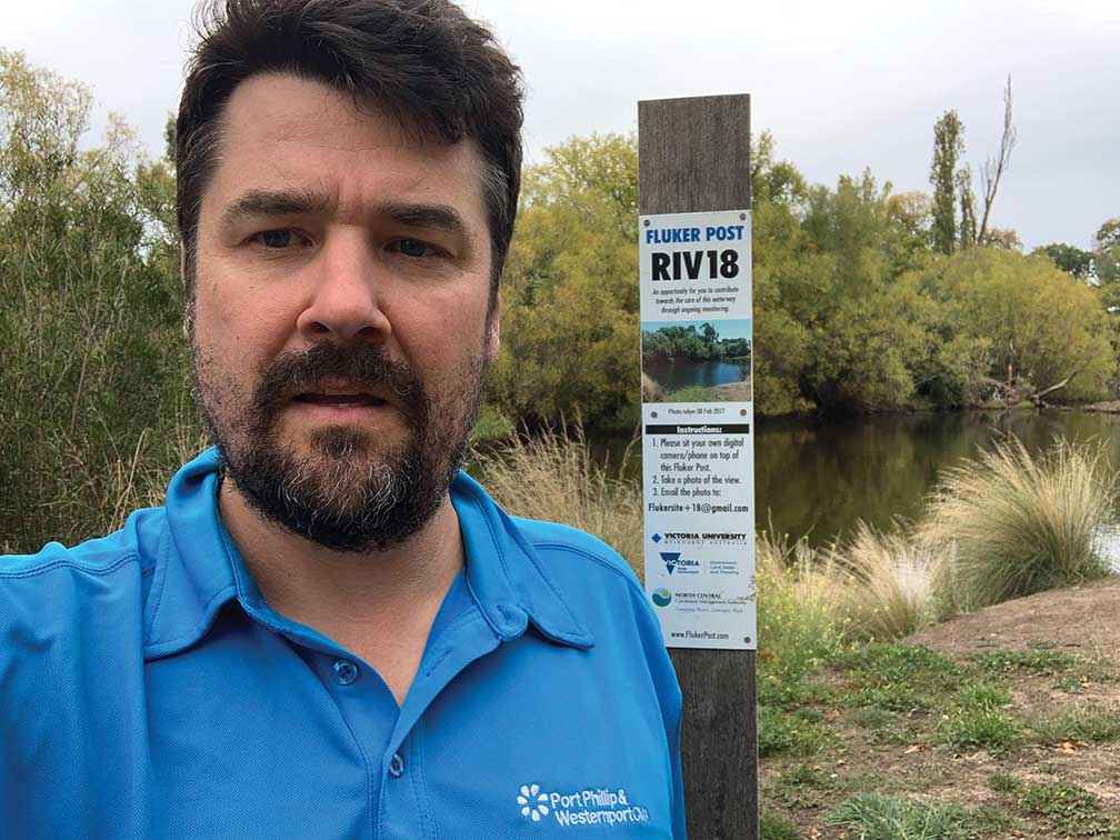 The Campaspe River – close to my new home office at Kyneton – Barry Kennedy.