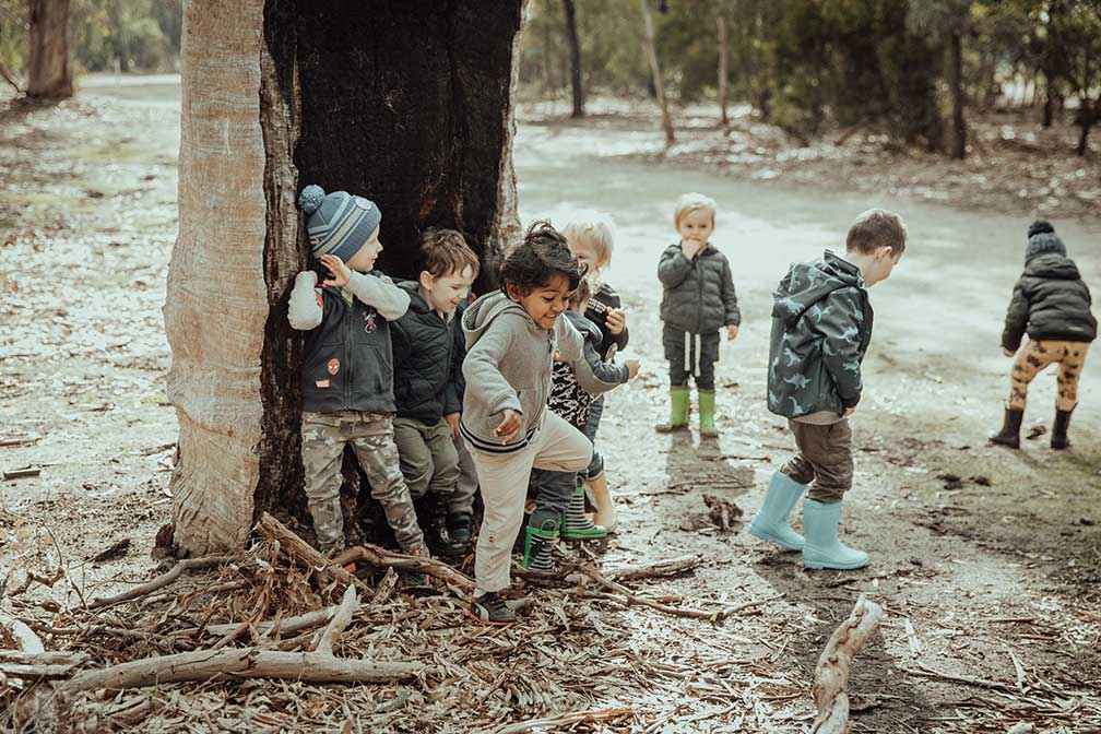 Children are encouraged to play freely in all weathers – the right clothing is important.
