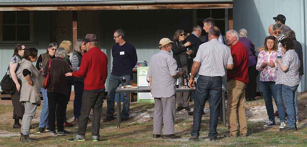 North Central Landcare Forum delegates are welcomed at Stuart Mill.